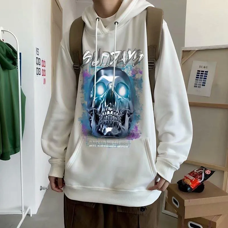 Sudadera polar con capucha varios estampados