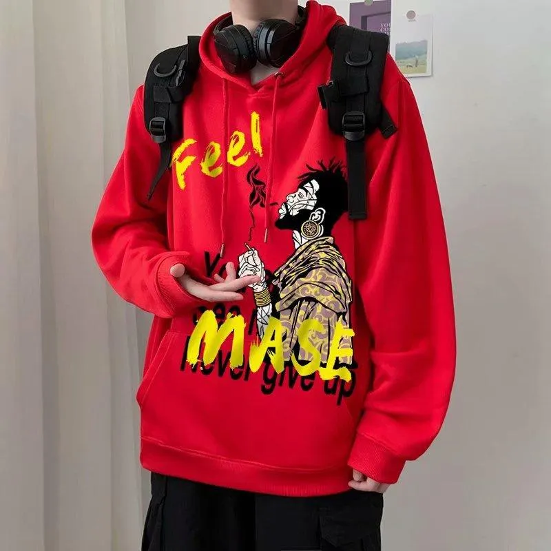 Sudadera polar con capucha varios estampados