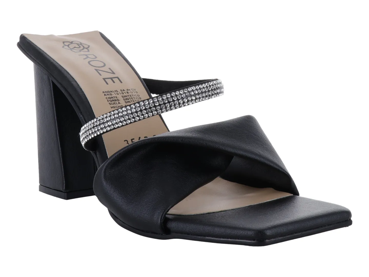 Tacones Roze 3563 Negro Para Mujer