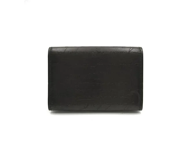 Tarjetero de cuero negro Berluti IMBUEIA 