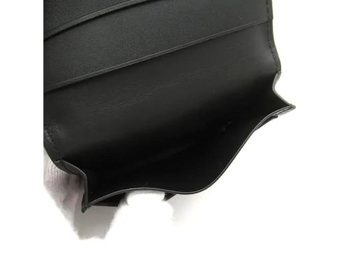 Tarjetero de cuero negro Berluti IMBUEIA 