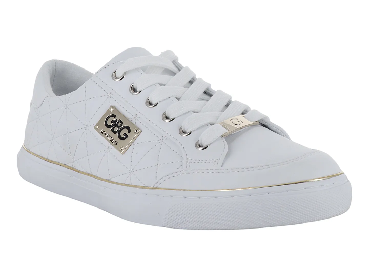 Tenis Gbg Omeric Blanco Para Mujer