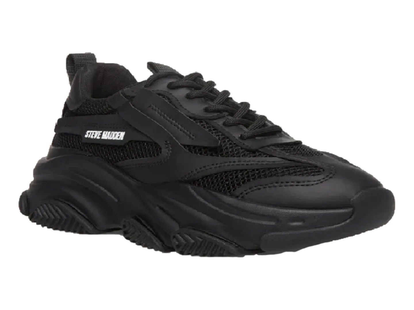 Tenis Steve Madden Possession Negro Para Mujer
