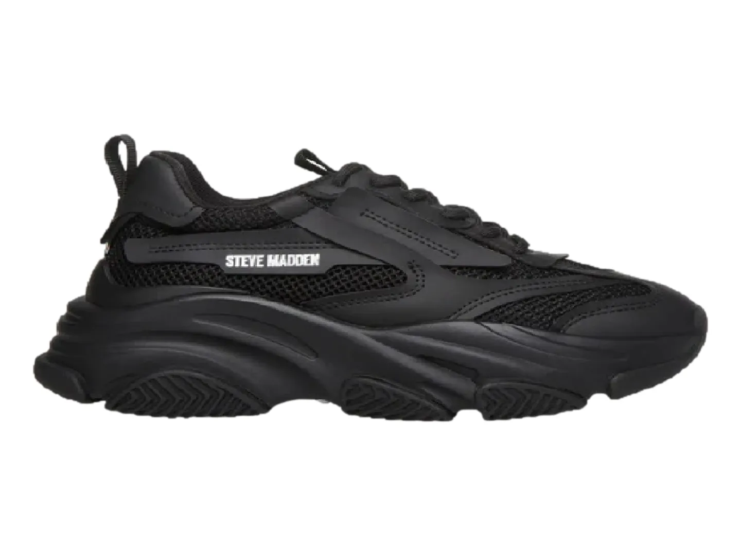 Tenis Steve Madden Possession Negro Para Mujer