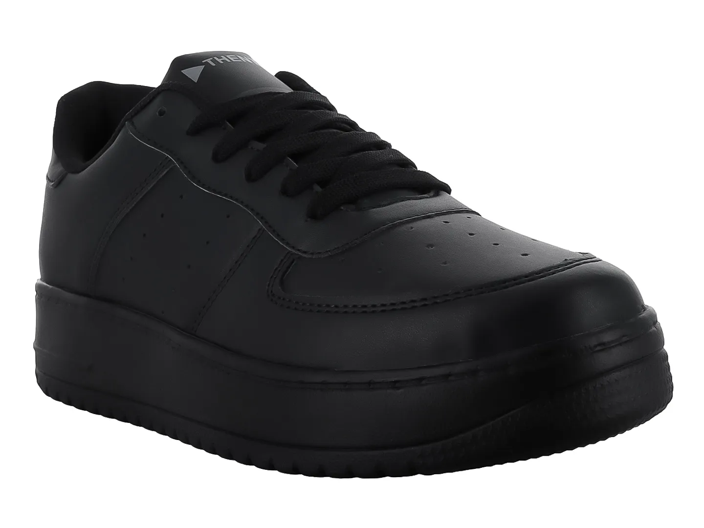 Tenis Thentic 10102 Negro Para Mujer
