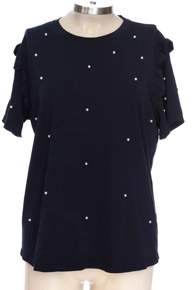 TOP / CAMISETA COLOR AZUL  FLASHY