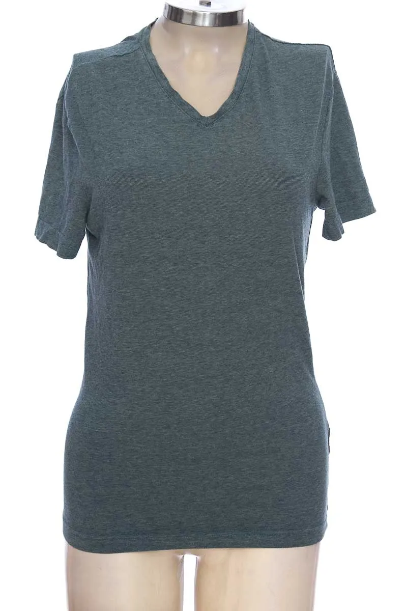 TOP / CAMISETA COLOR AZUL  H&AMP;M