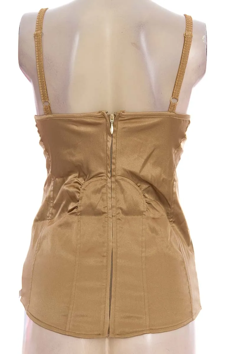 TOP / CAMISETA COLOR DORADO  FOXY