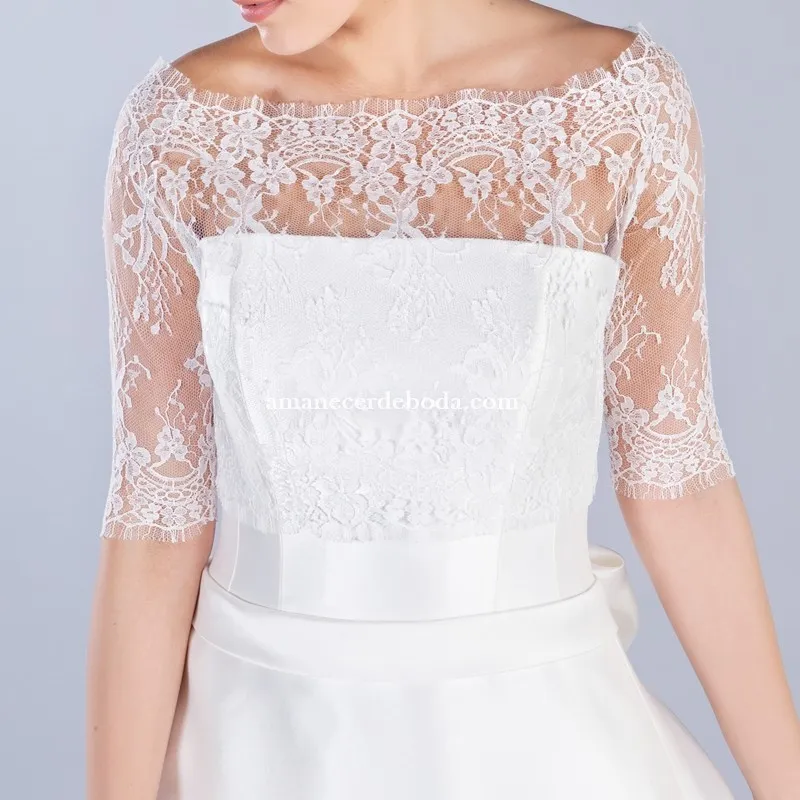 Top de encaje Novia
