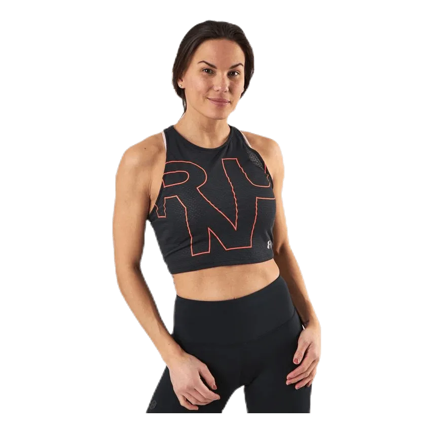 Under Armour Streaker 2.0 Run Crop Top Black