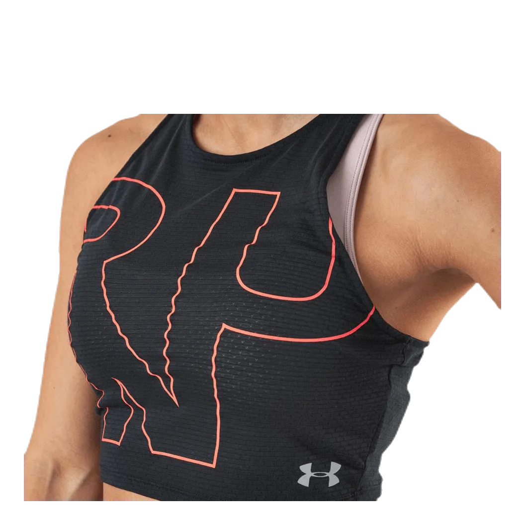 Under Armour Streaker 2.0 Run Crop Top Black
