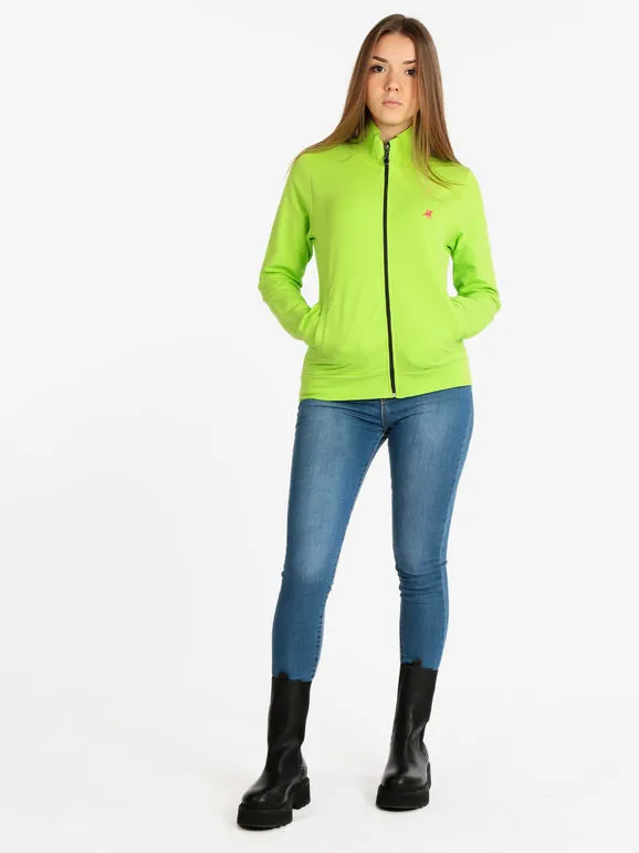 U.S. Grand Polo Sudadera ligera de cuello alto de mujer