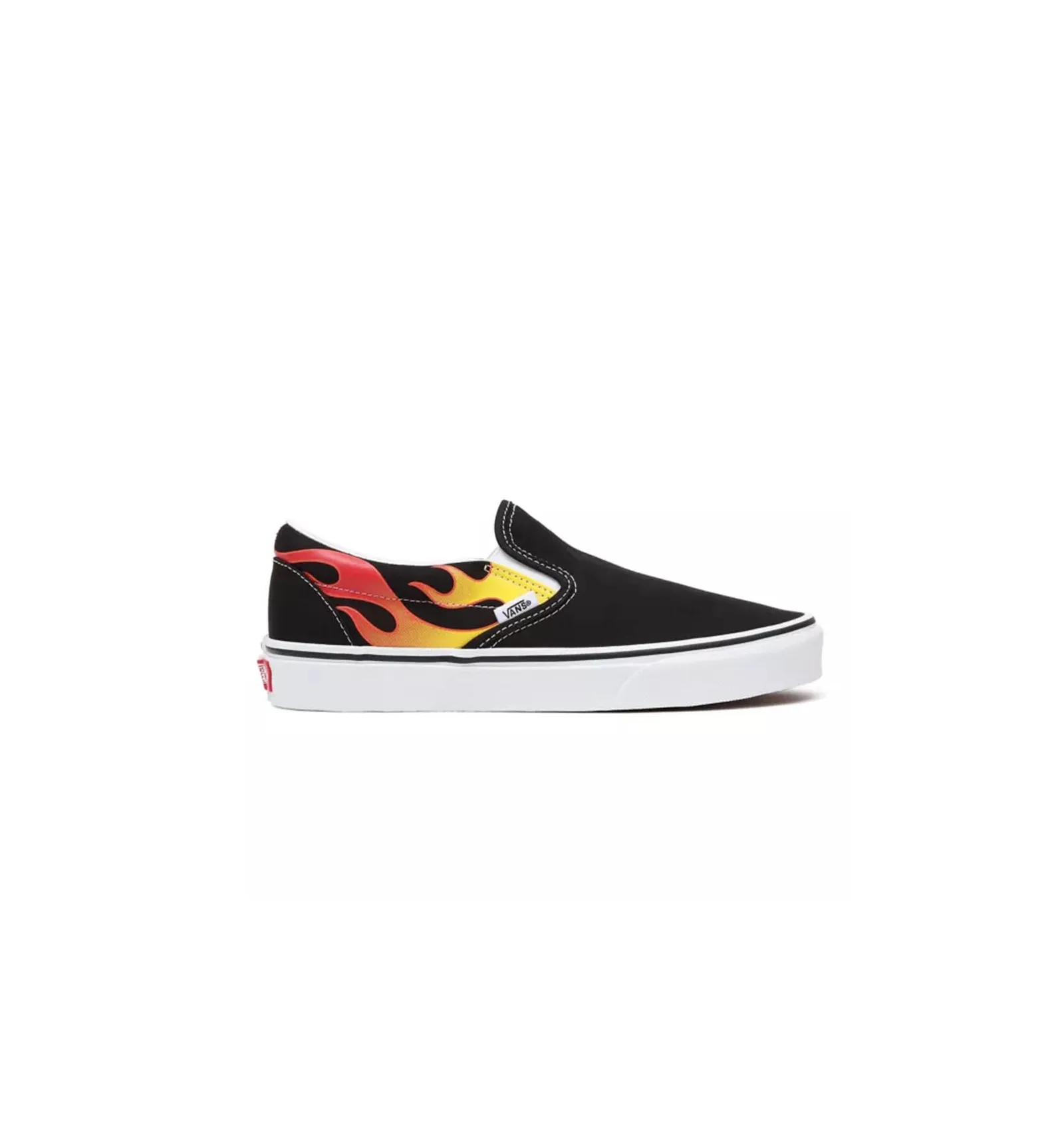 VANS U CLASSIC SLIP ON PRINTS FLAME BLACK/BLACK