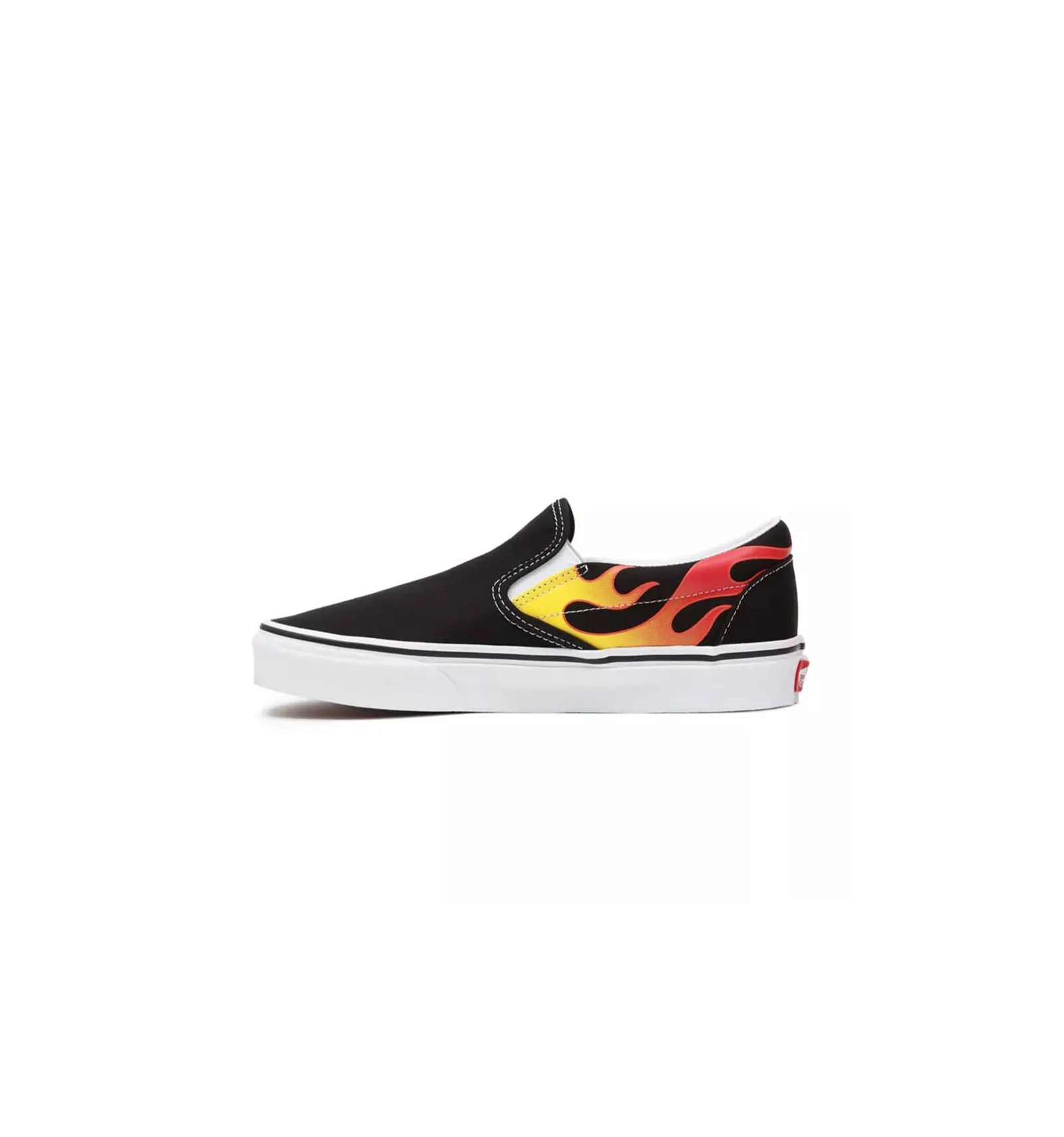 VANS U CLASSIC SLIP ON PRINTS FLAME BLACK/BLACK