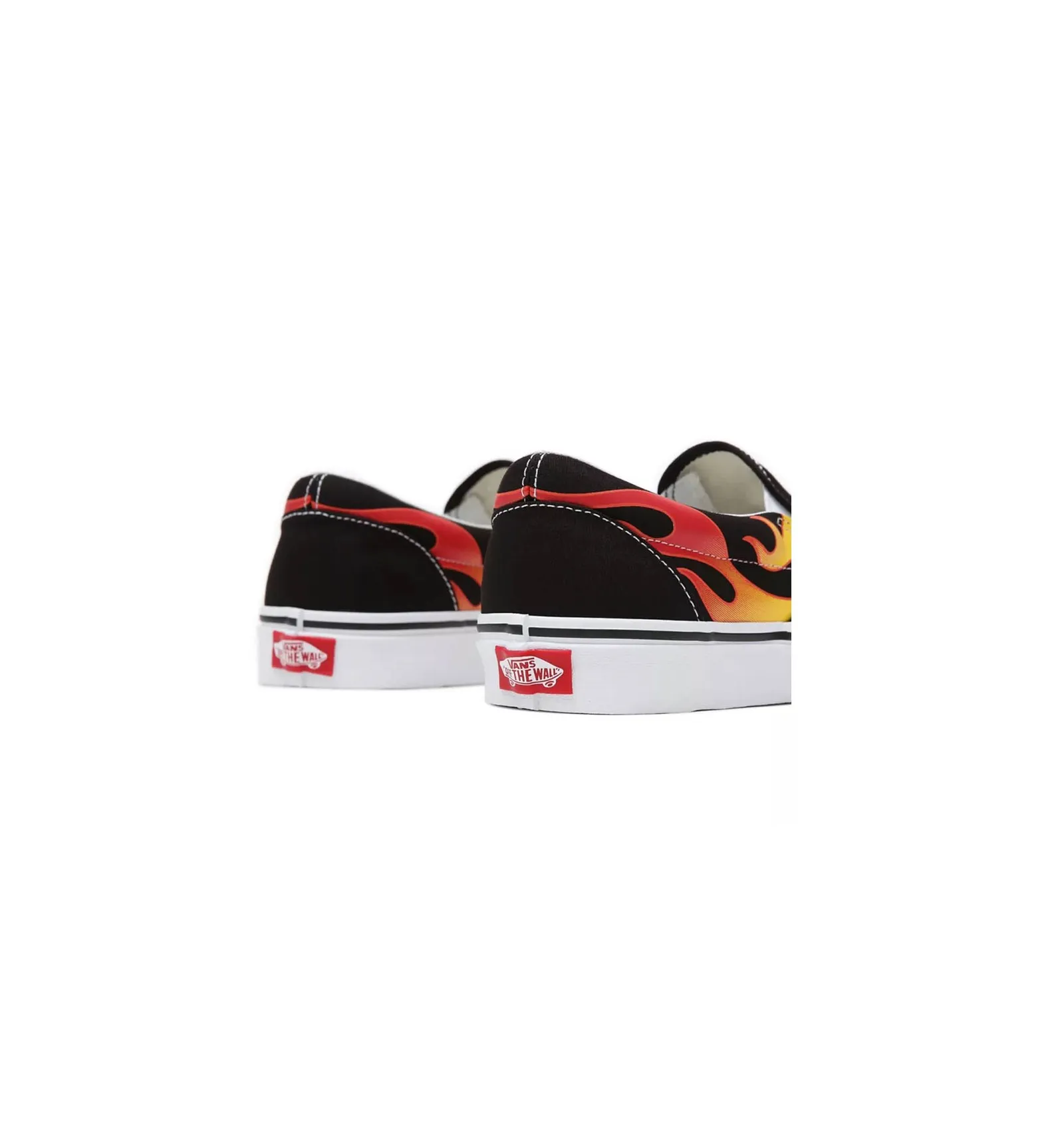 VANS U CLASSIC SLIP ON PRINTS FLAME BLACK/BLACK