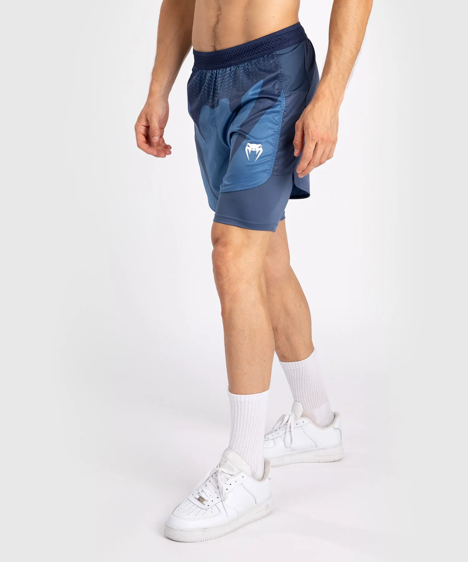 VENUM ATTACK PANTALONES CORTOS DE LUCHA PARA HOMBRE  AZUL MARINO