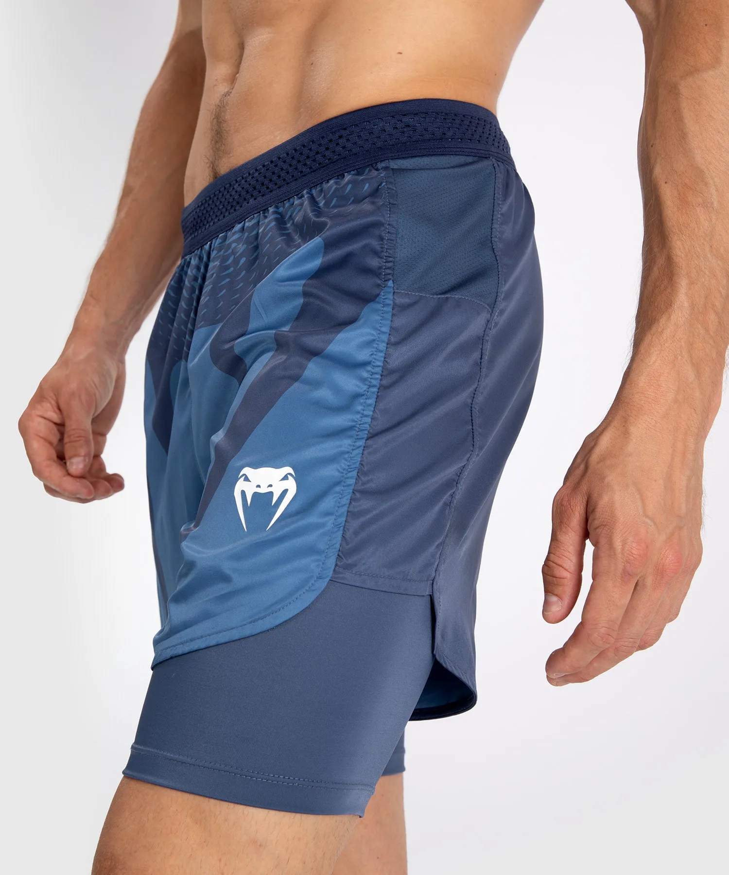 VENUM ATTACK PANTALONES CORTOS DE LUCHA PARA HOMBRE  AZUL MARINO