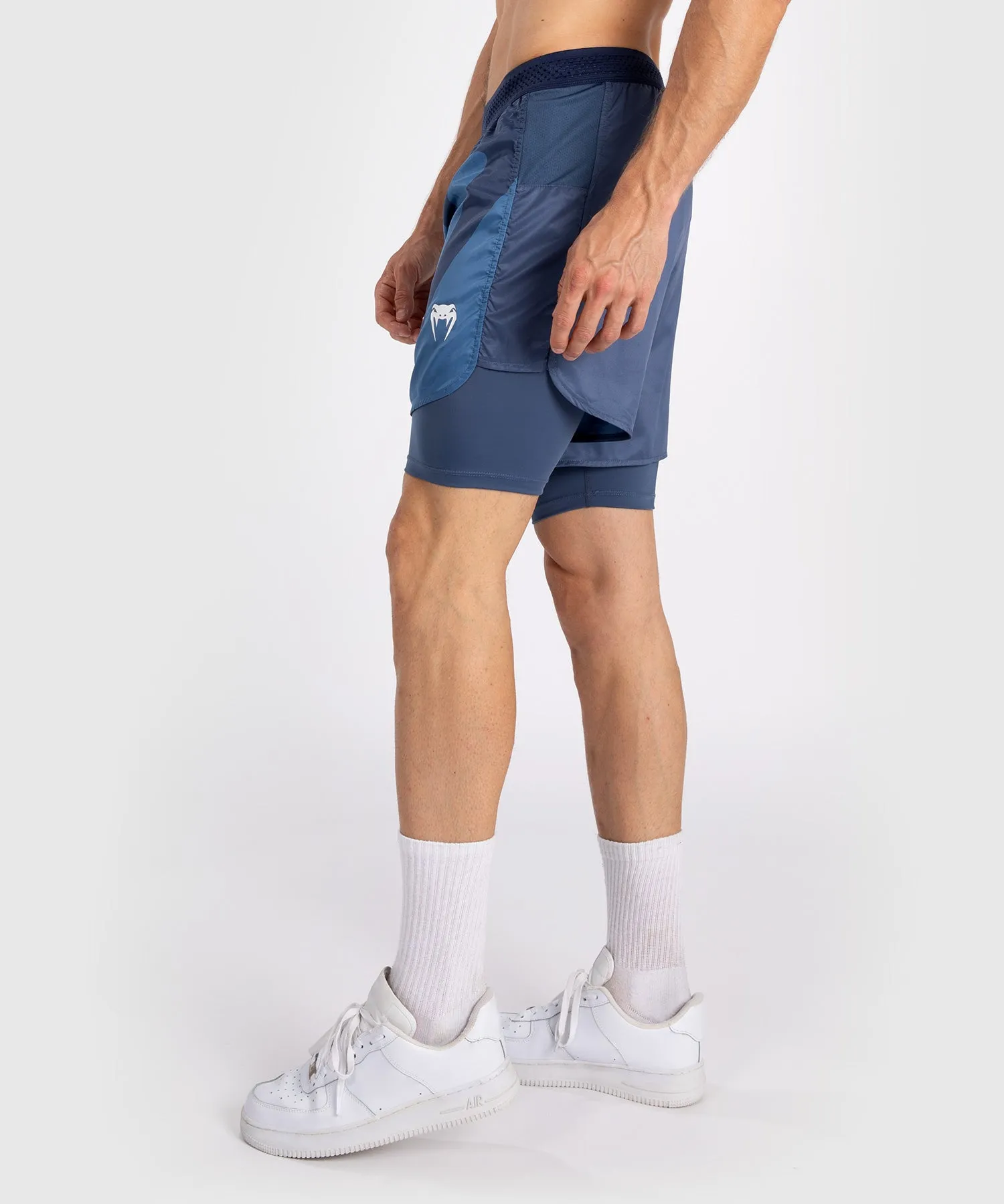 VENUM ATTACK PANTALONES CORTOS DE LUCHA PARA HOMBRE  AZUL MARINO