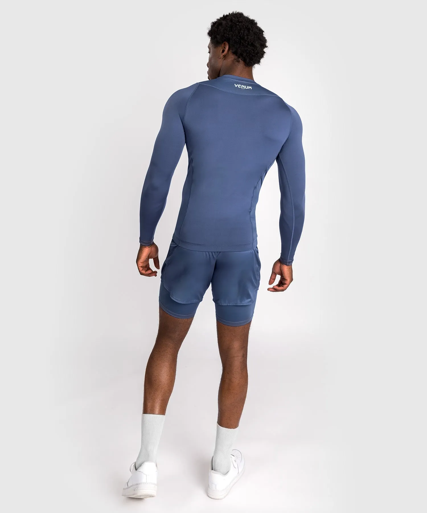 VENUM ATTACK RASHGUARD DE MANGA LARGA PARA HOMBRE  AZUL MARINO