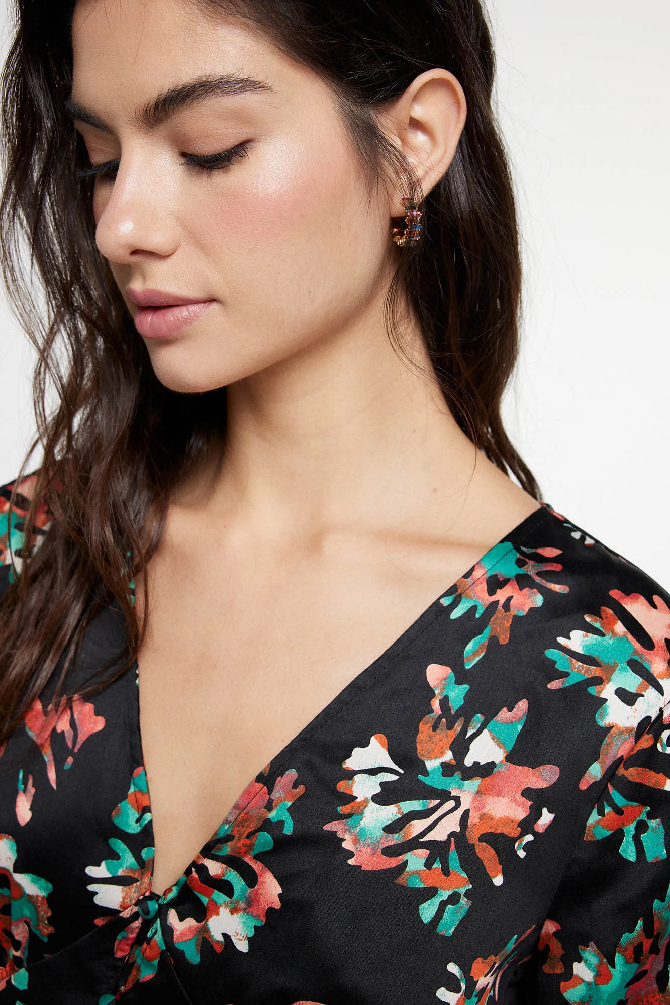 Vero Moda Vestido largo efecto satinado