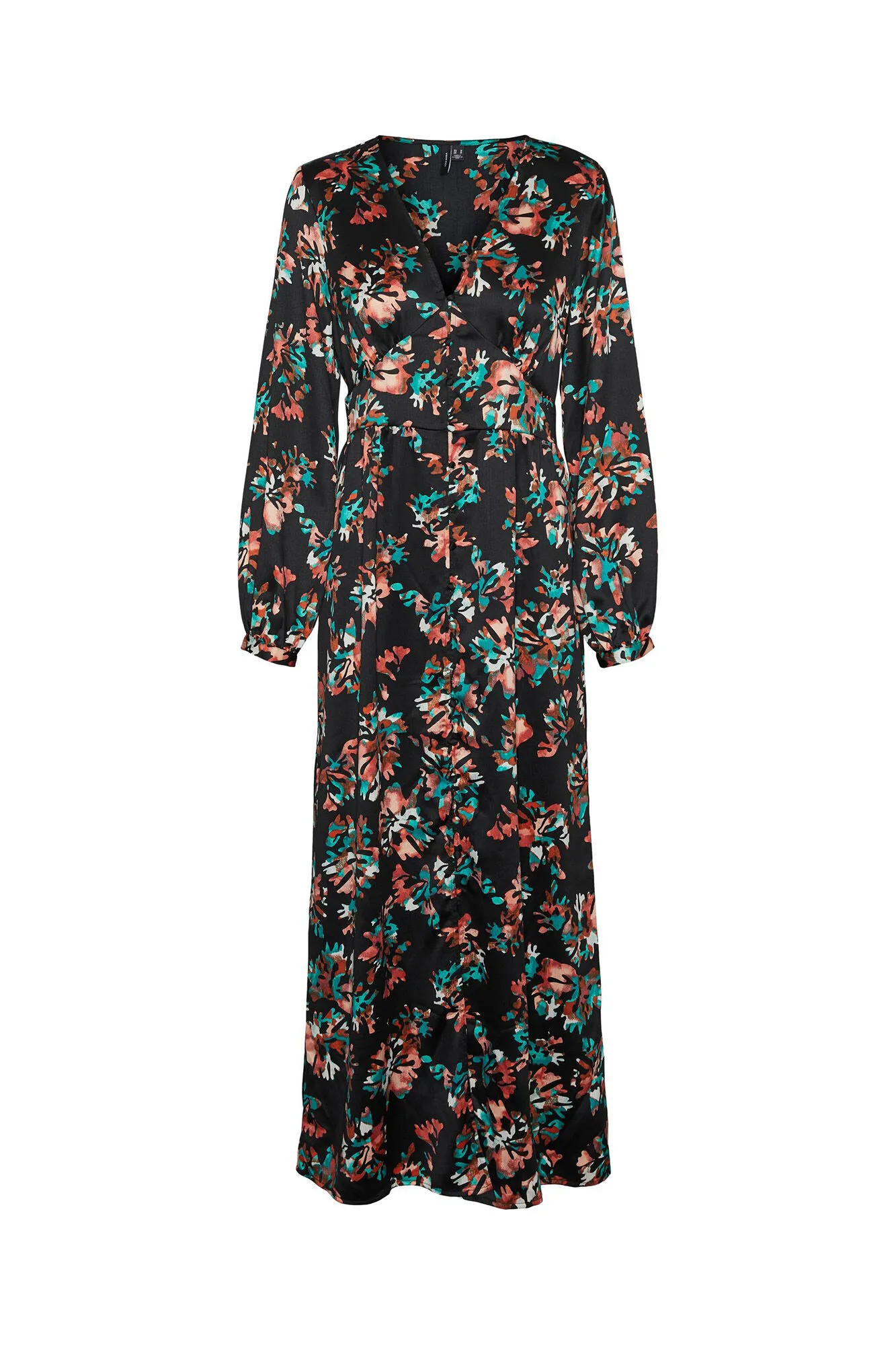 Vero Moda Vestido largo efecto satinado