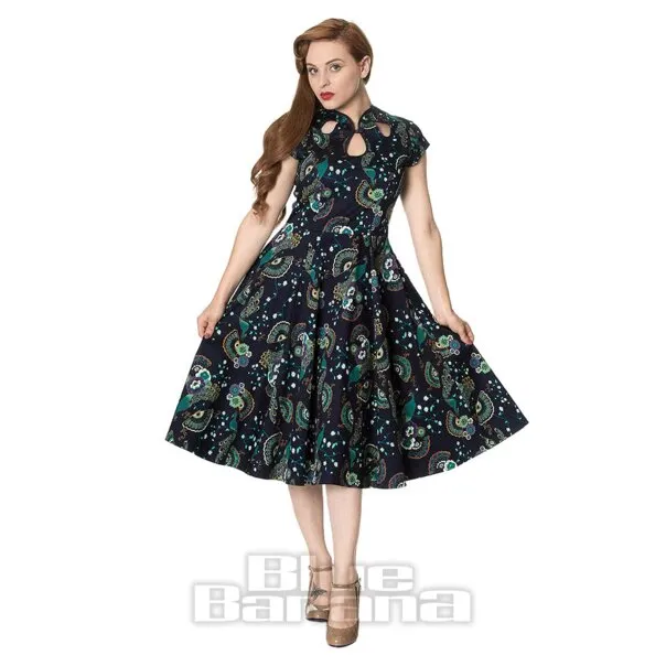 Vestido Banned Proud Peacock (Azul)
