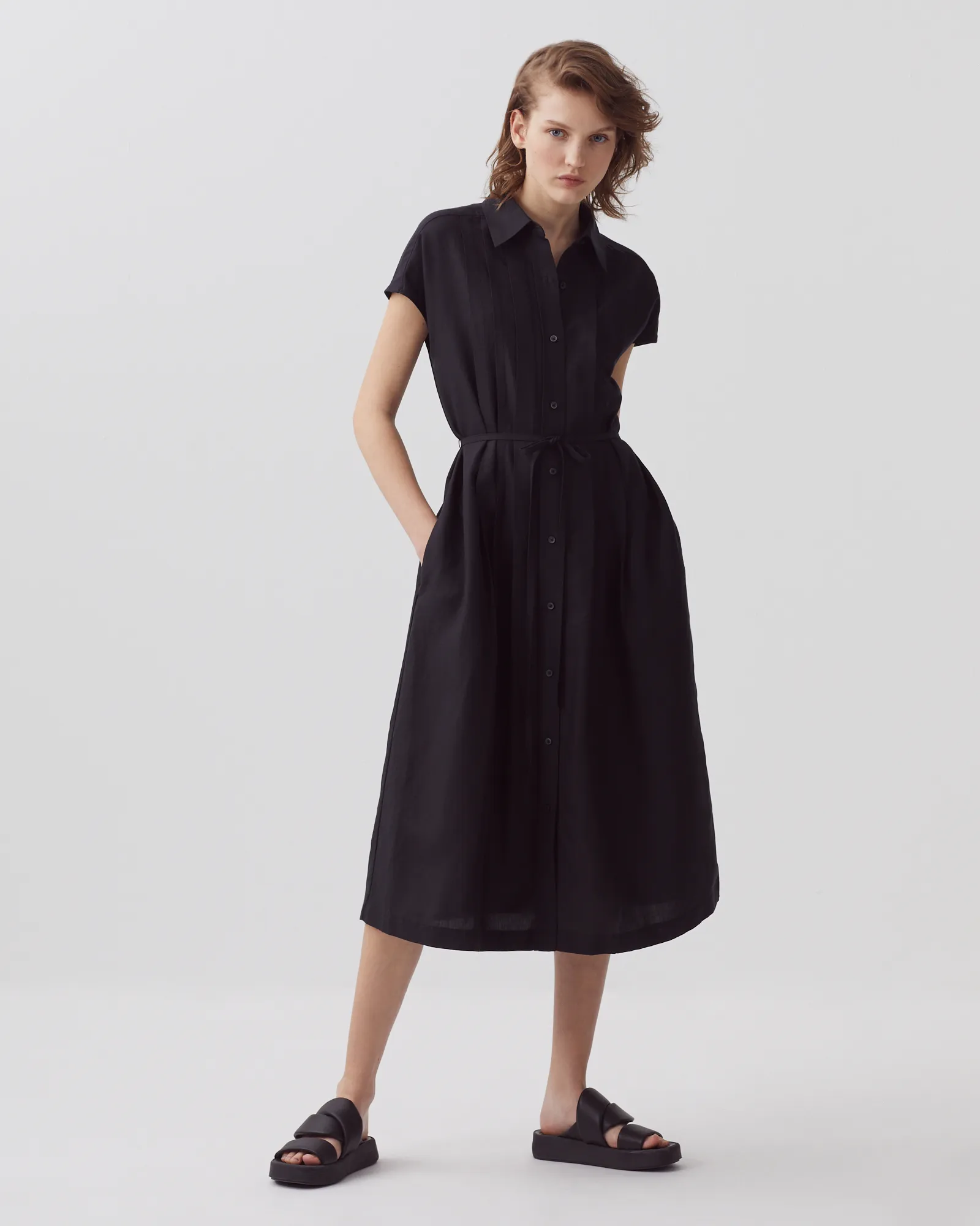 Vestido camisero black beauty
