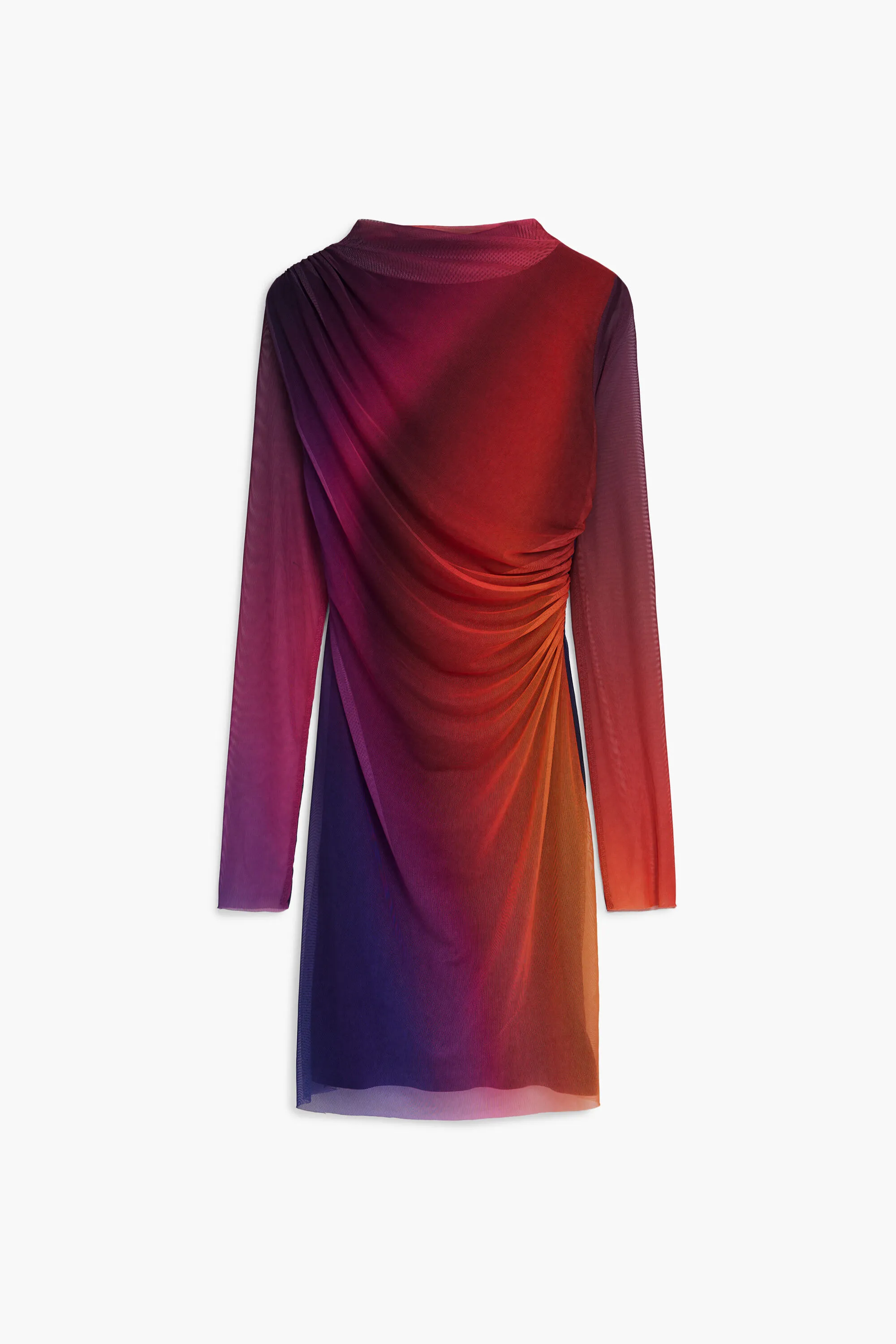 Vestido corto degradado