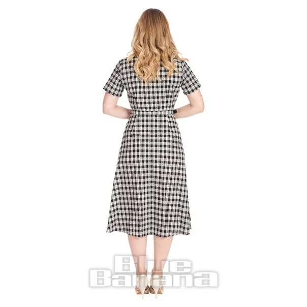 Vestido De Cheque De Cereza Banned (Marina)