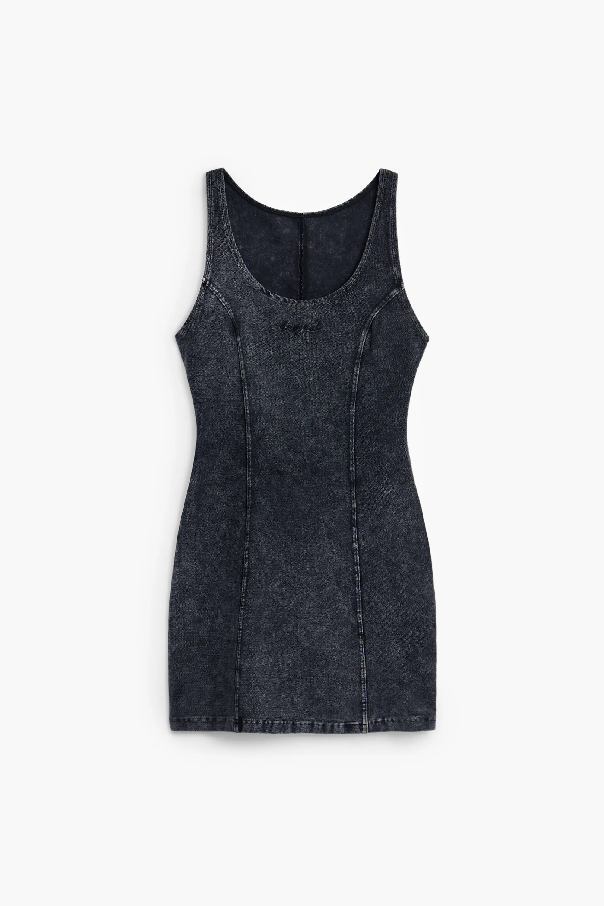 Vestido denim efecto lavado