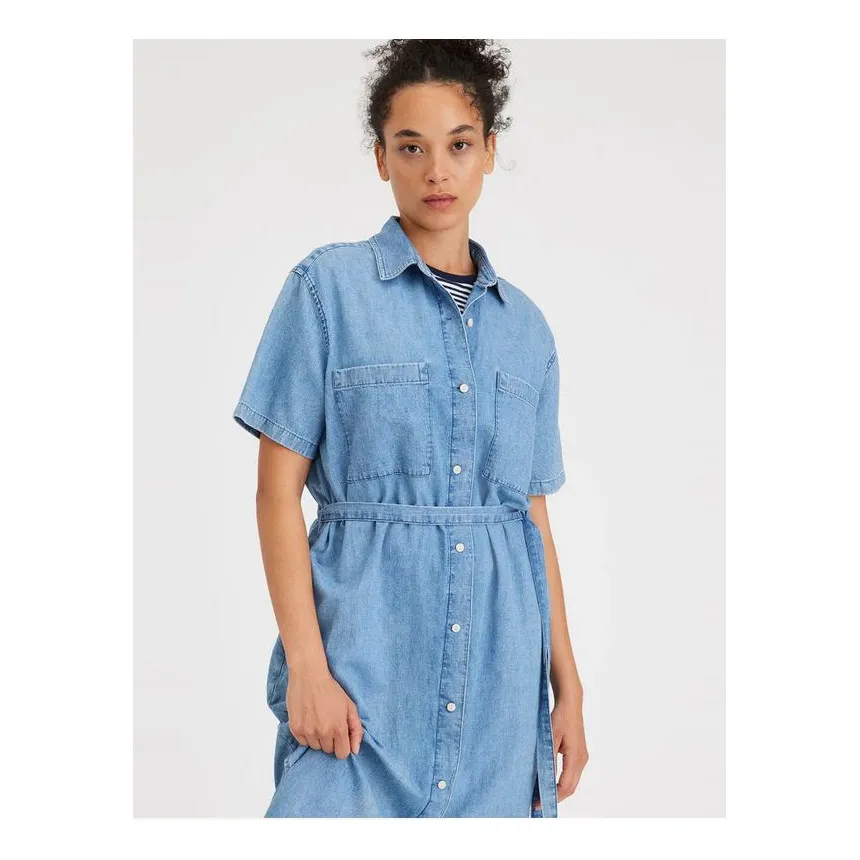 Vestido Dockers Buttoned Para Mujer