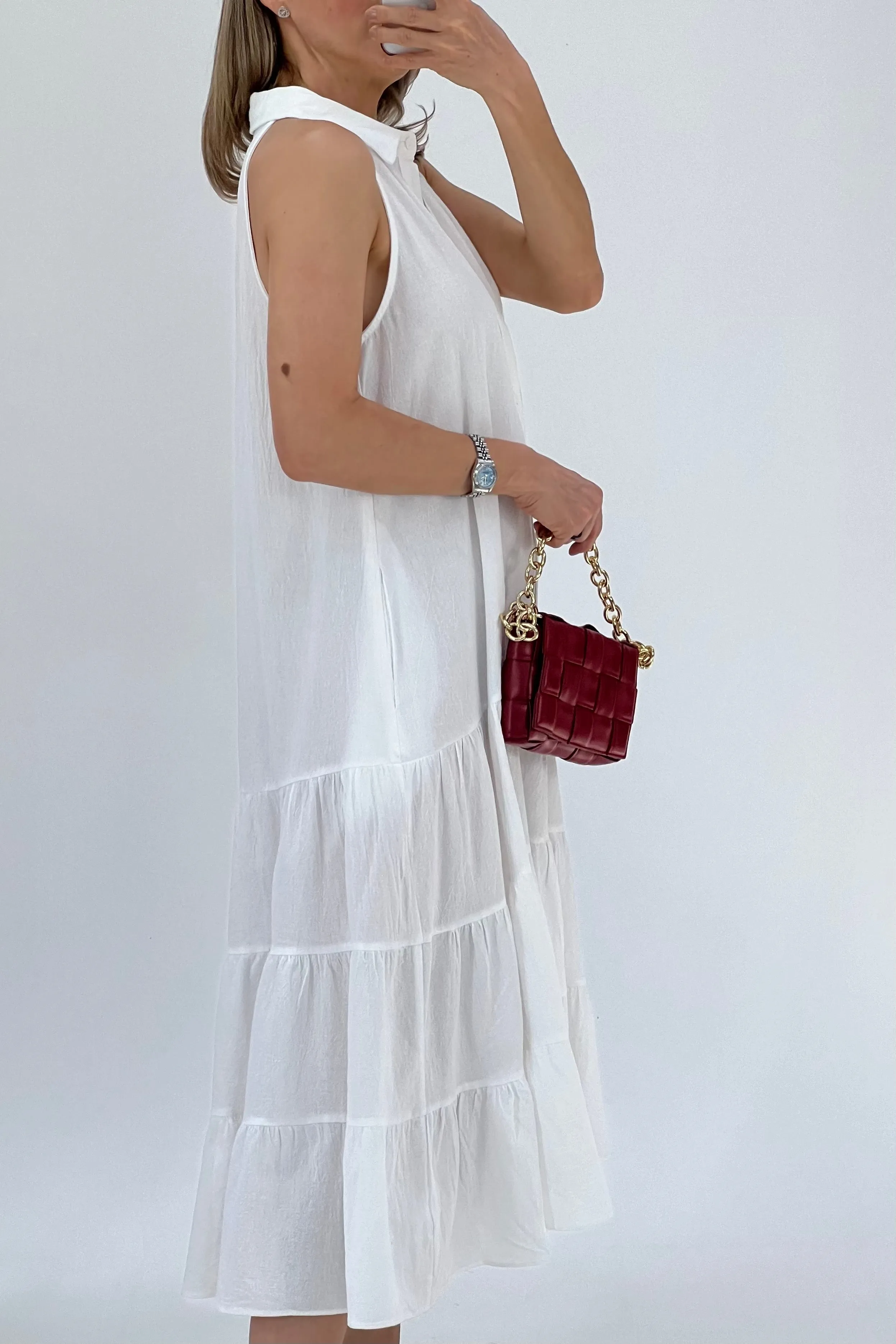 VESTIDO HALTER MIDI