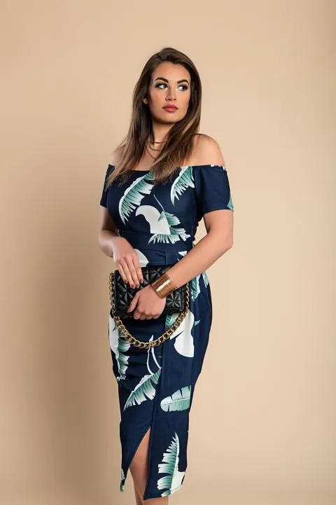 VESTIDO JUANI  AZUL