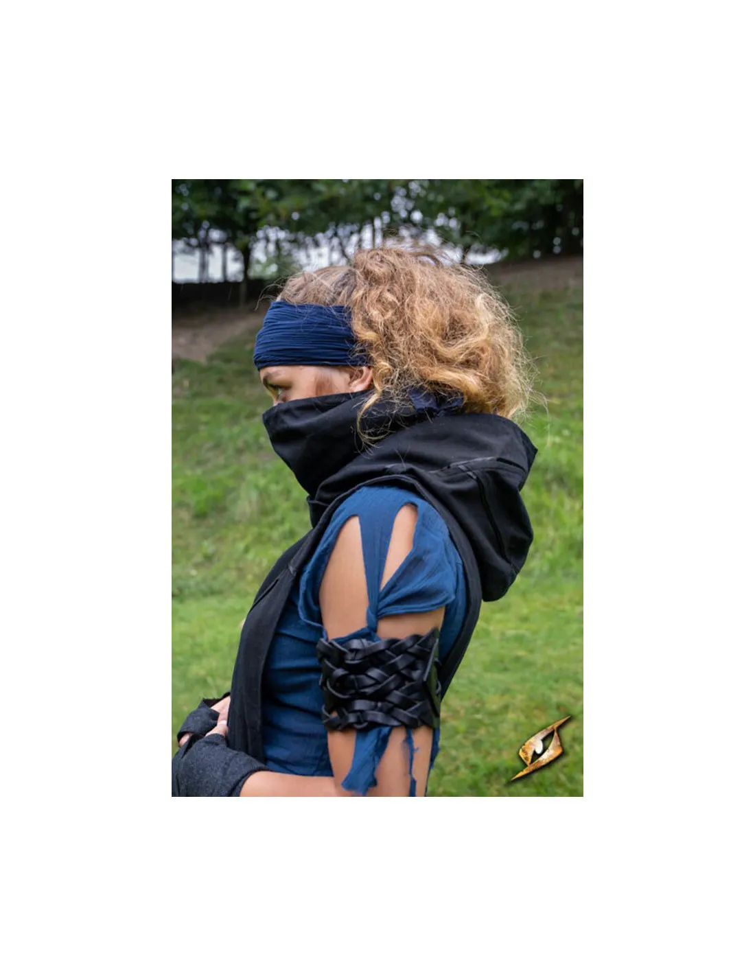 Vestido medieval mujer Rebelde Adelina en negro
