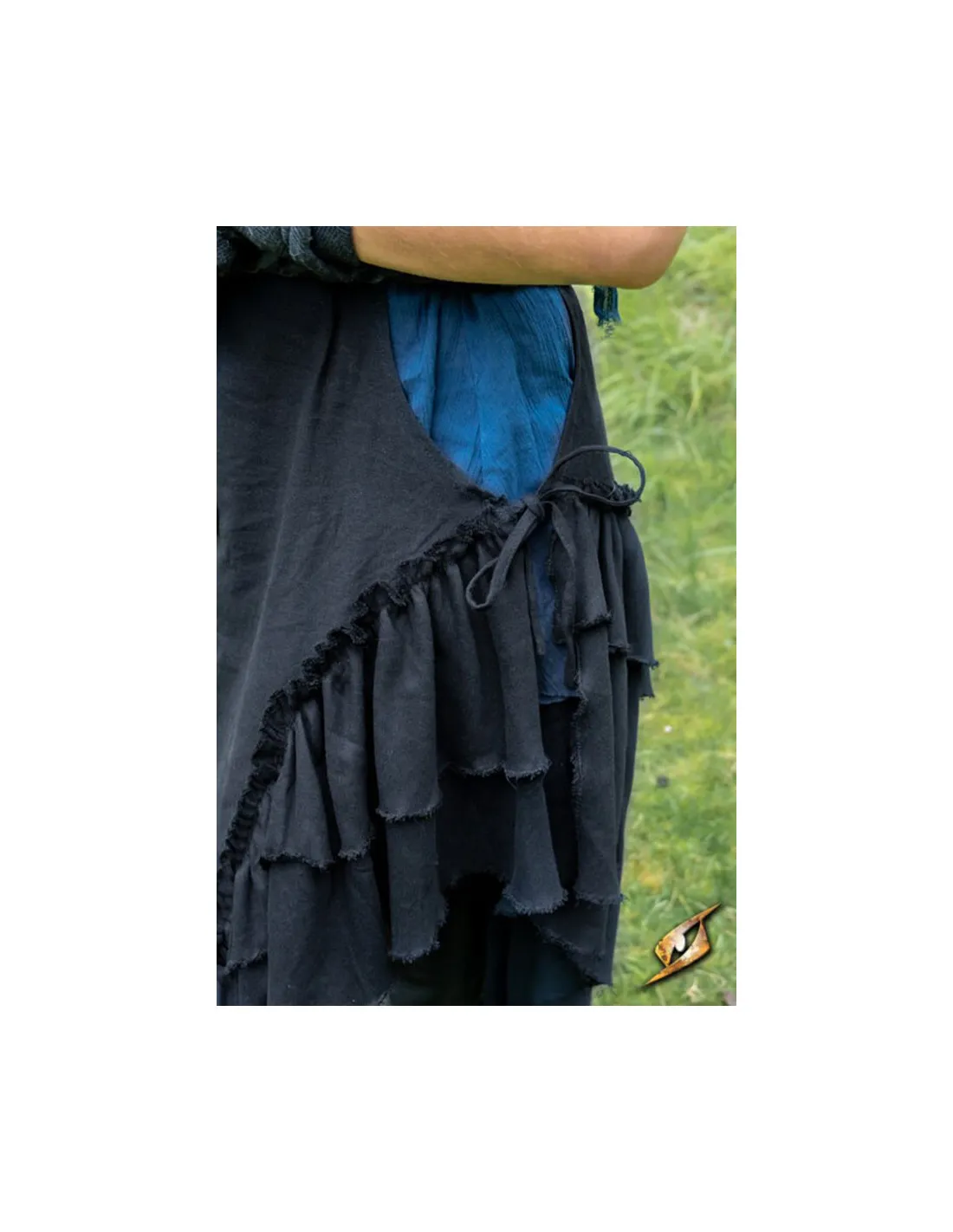 Vestido medieval mujer Rebelde Adelina en negro