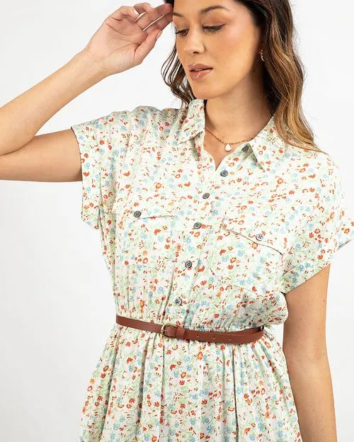 Vestido Mujer Indira Print Coco
