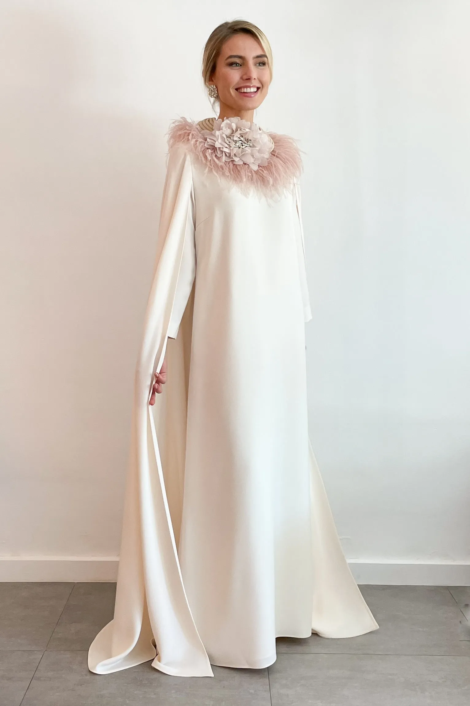 Vestido Nancy maxi mangas Sample Sale