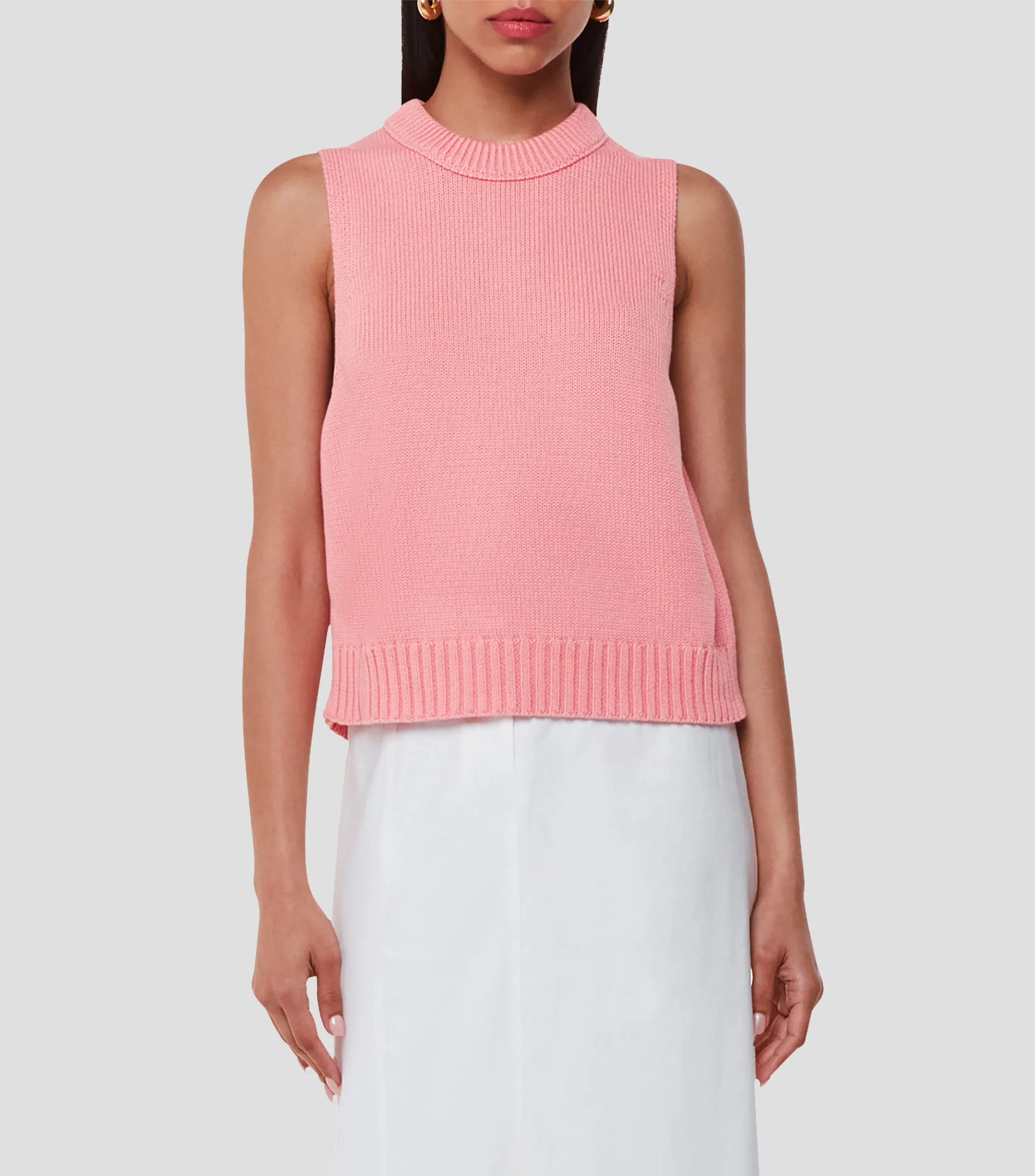 Whistles Top tejido sin mangas Mujer