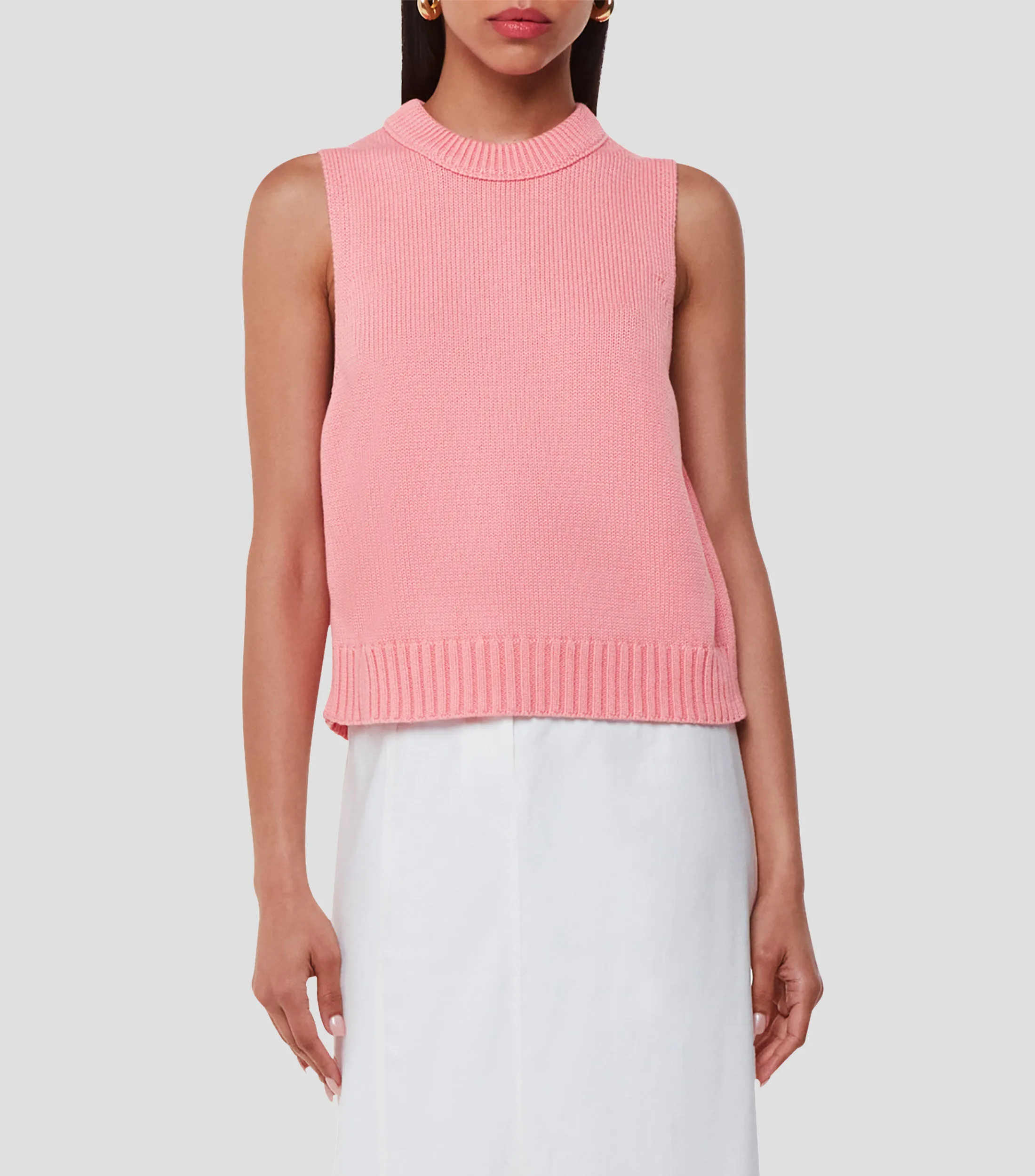 Whistles Top tejido sin mangas Mujer
