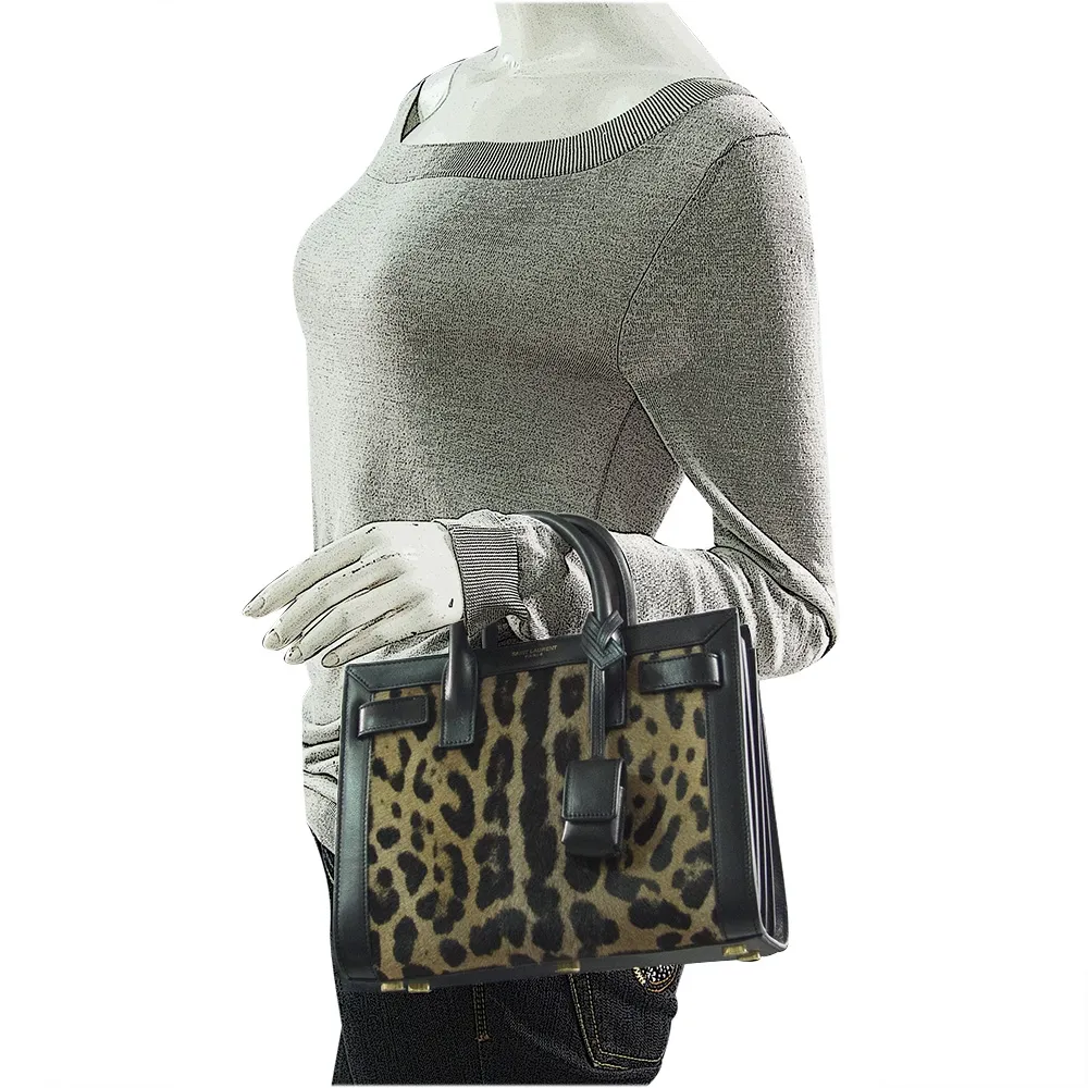 YSL Sac de Jour Nano Leopardo
