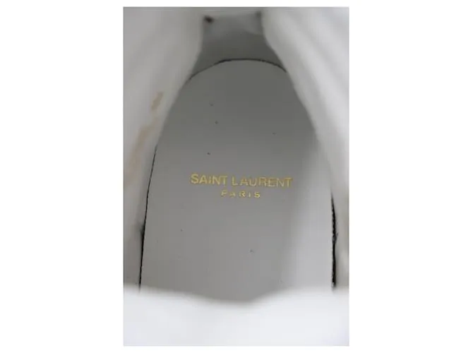 Yves Saint Laurent Saint Laurent SL/10Zapatillas altas clásicas H Court en ante marrón Castaño 