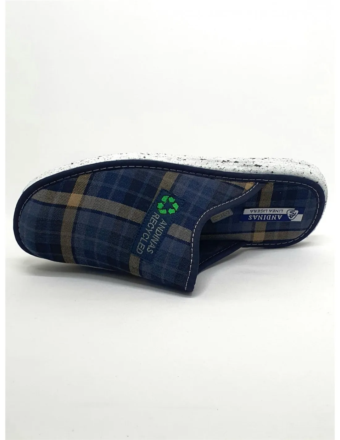 ZAPATILLA DE CASA HOMBRE ANDINAS AZUL MARINO 868  ANDINAS
