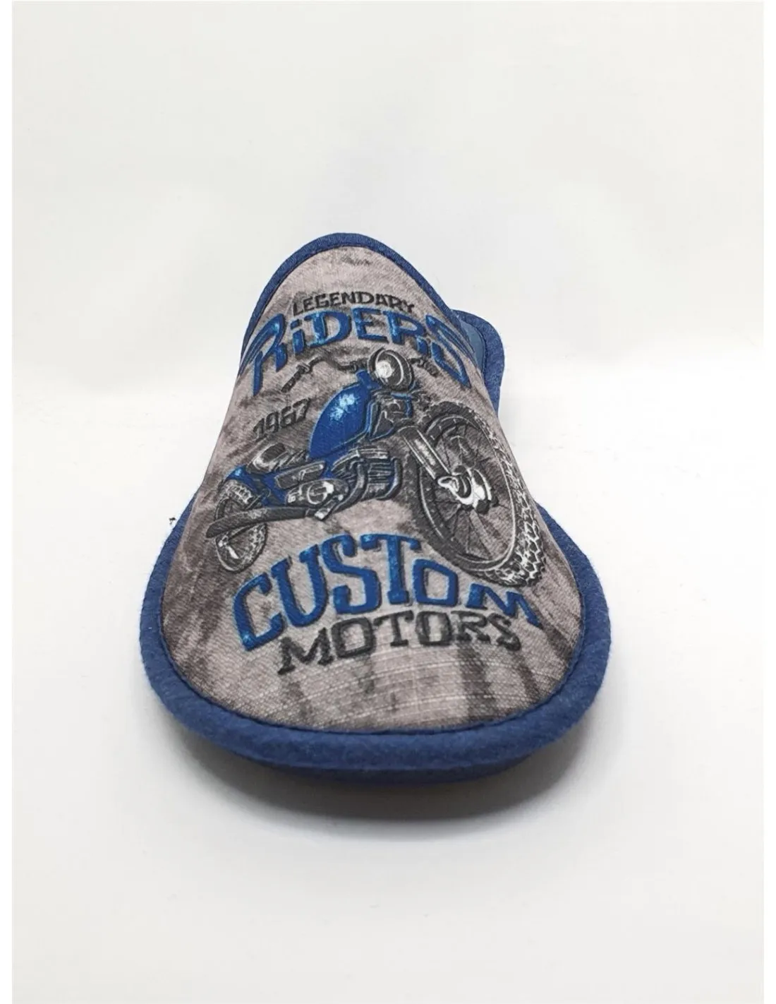 ZAPATILLA DE CASA HOMBRE BIORELAX AZUL MARINO 1584  COSDAM BIORELAX