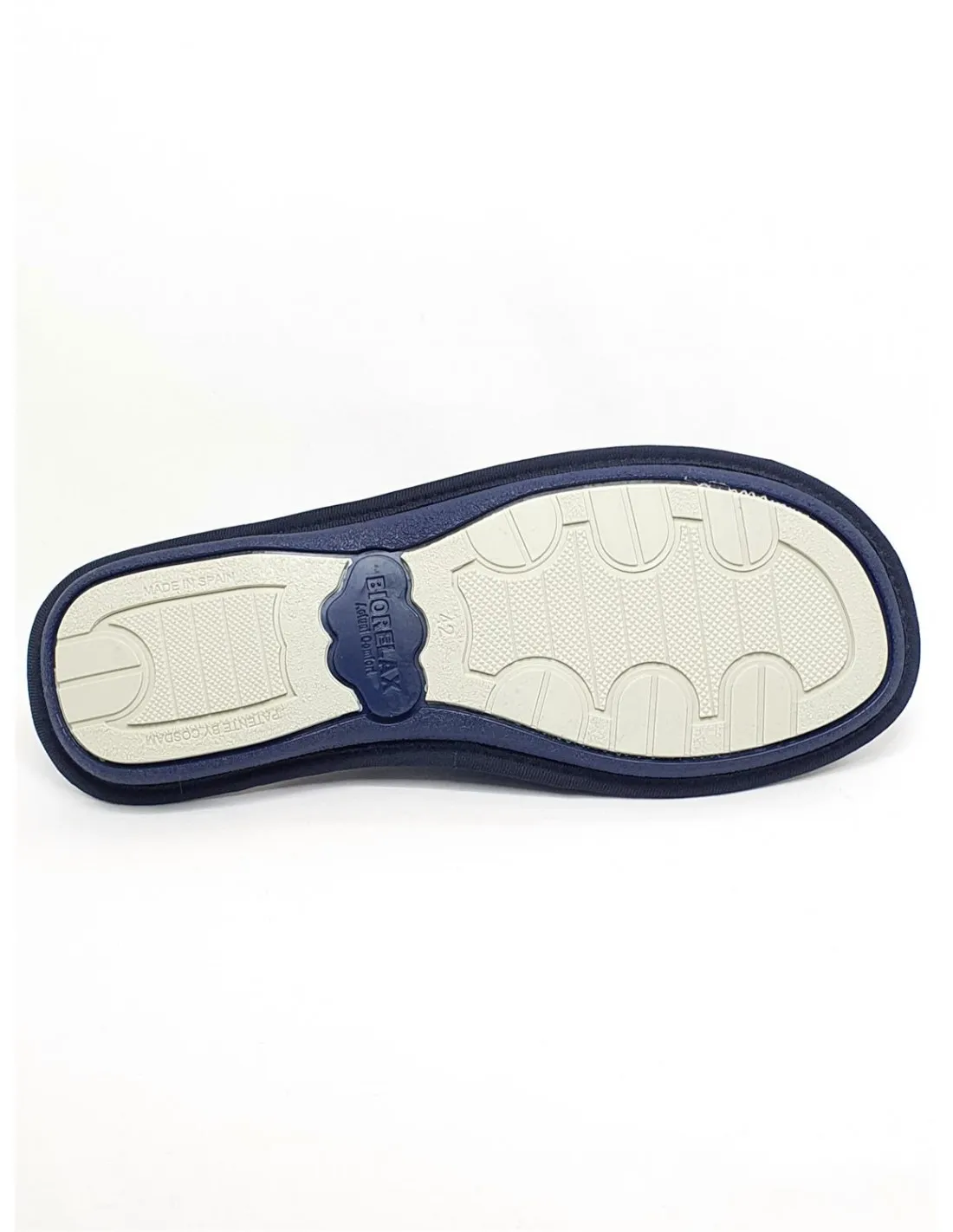 ZAPATILLA DE CASA HOMBRE BIORELAX AZULON 1575  COSDAM BIORELAX