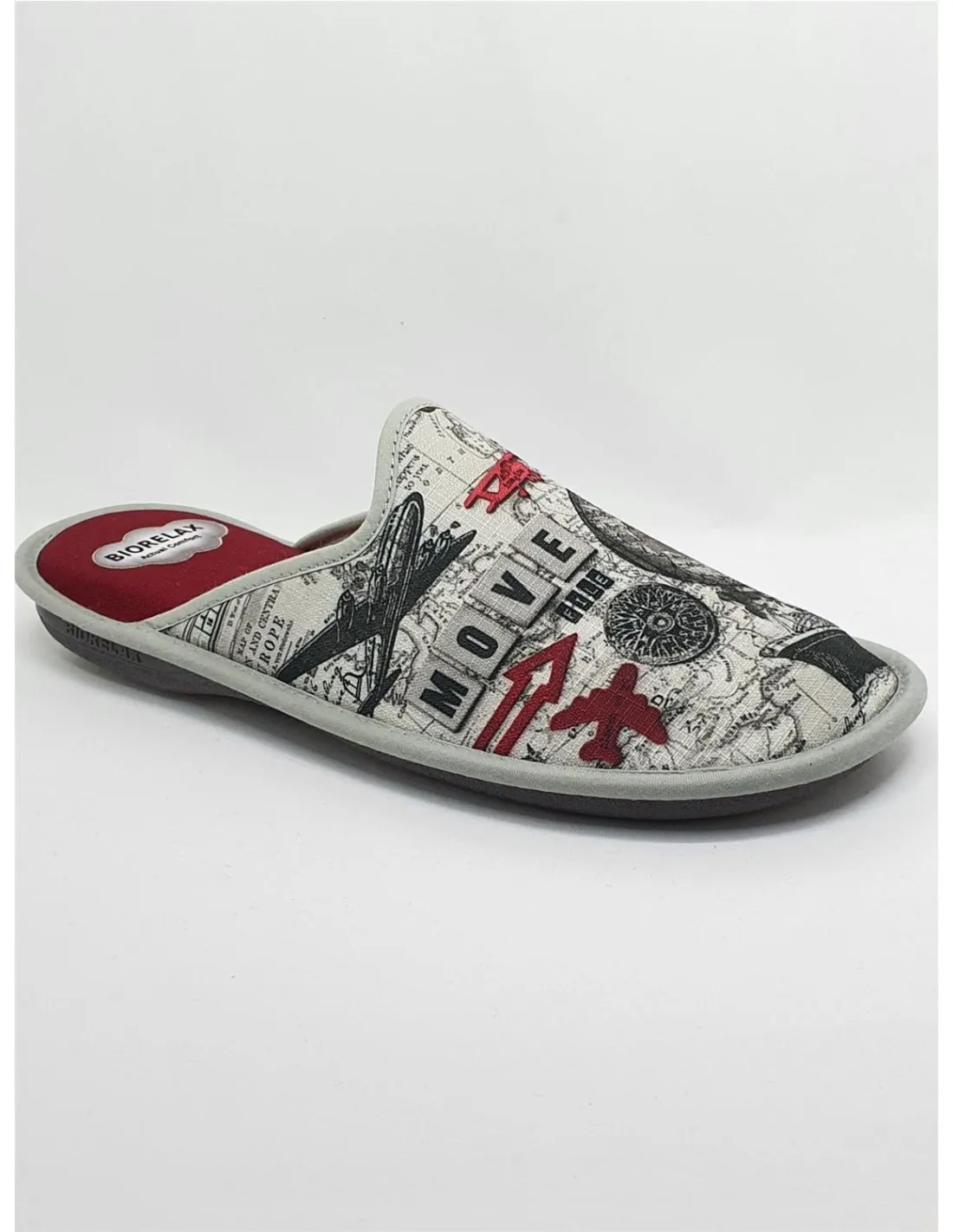 ZAPATILLA DE CASA HOMBRE BIORELAX BURDEOS 1579  COSDAM BIORELAX