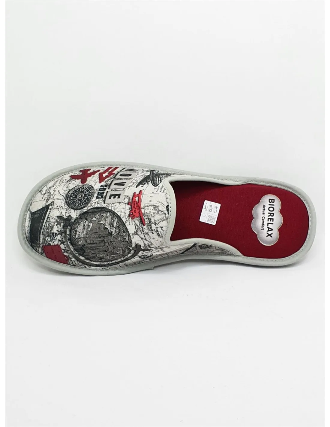 ZAPATILLA DE CASA HOMBRE BIORELAX BURDEOS 1579  COSDAM BIORELAX
