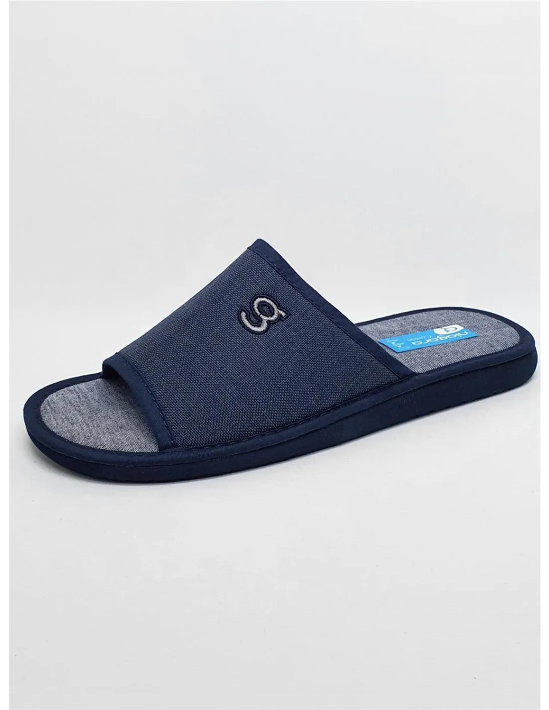 ZAPATILLA DE CASA HOMBRE NIAGARA AZUL MARINO 683  MURO