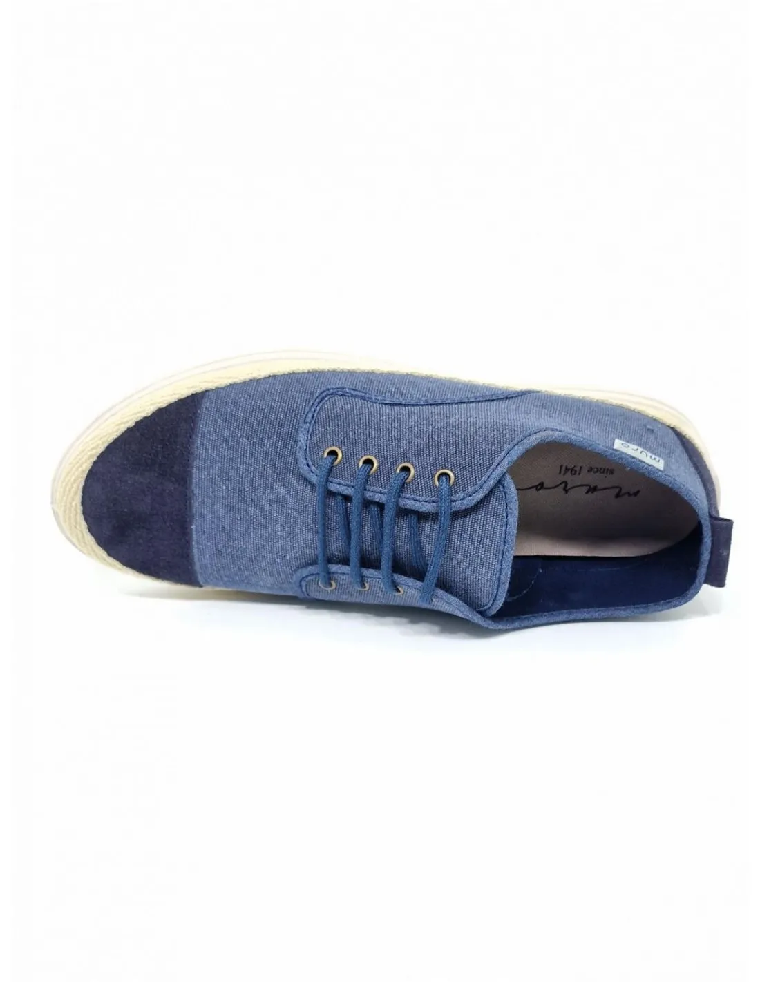 Zapatilla de hombre Muro en azul marino 532