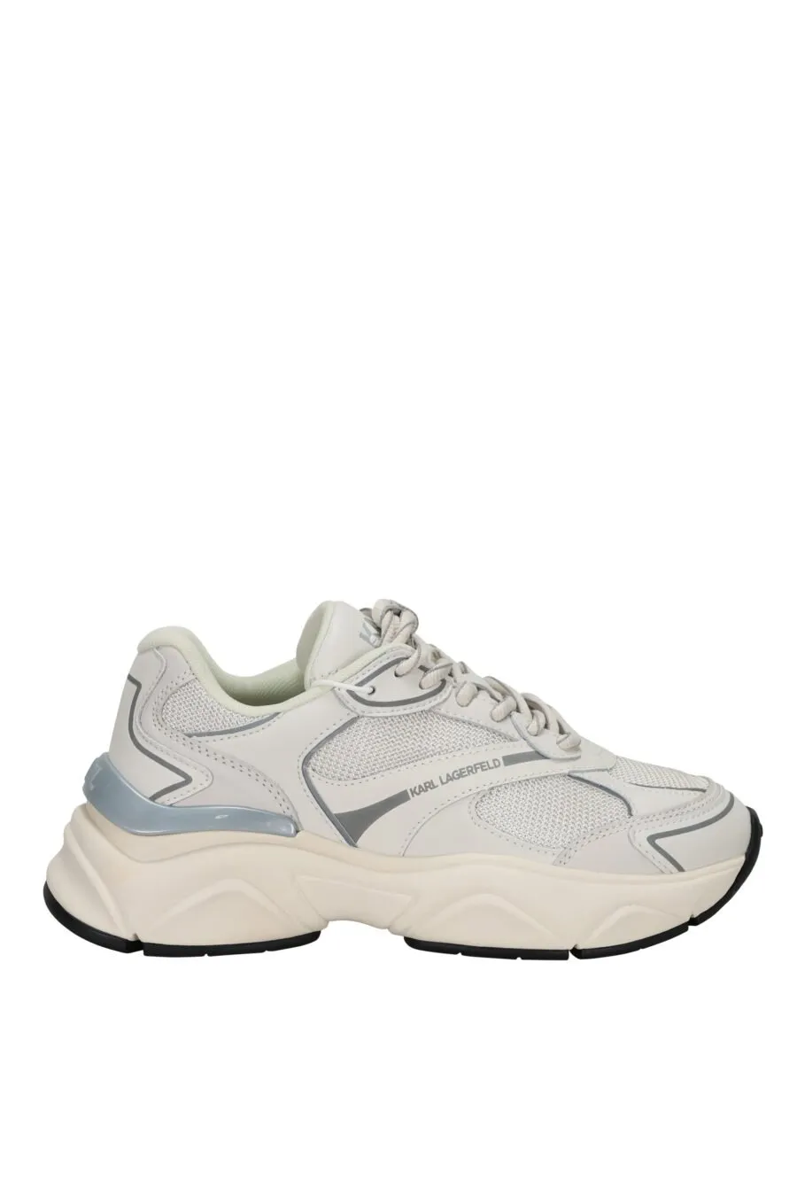 Zapatillas blancas y gris mix 