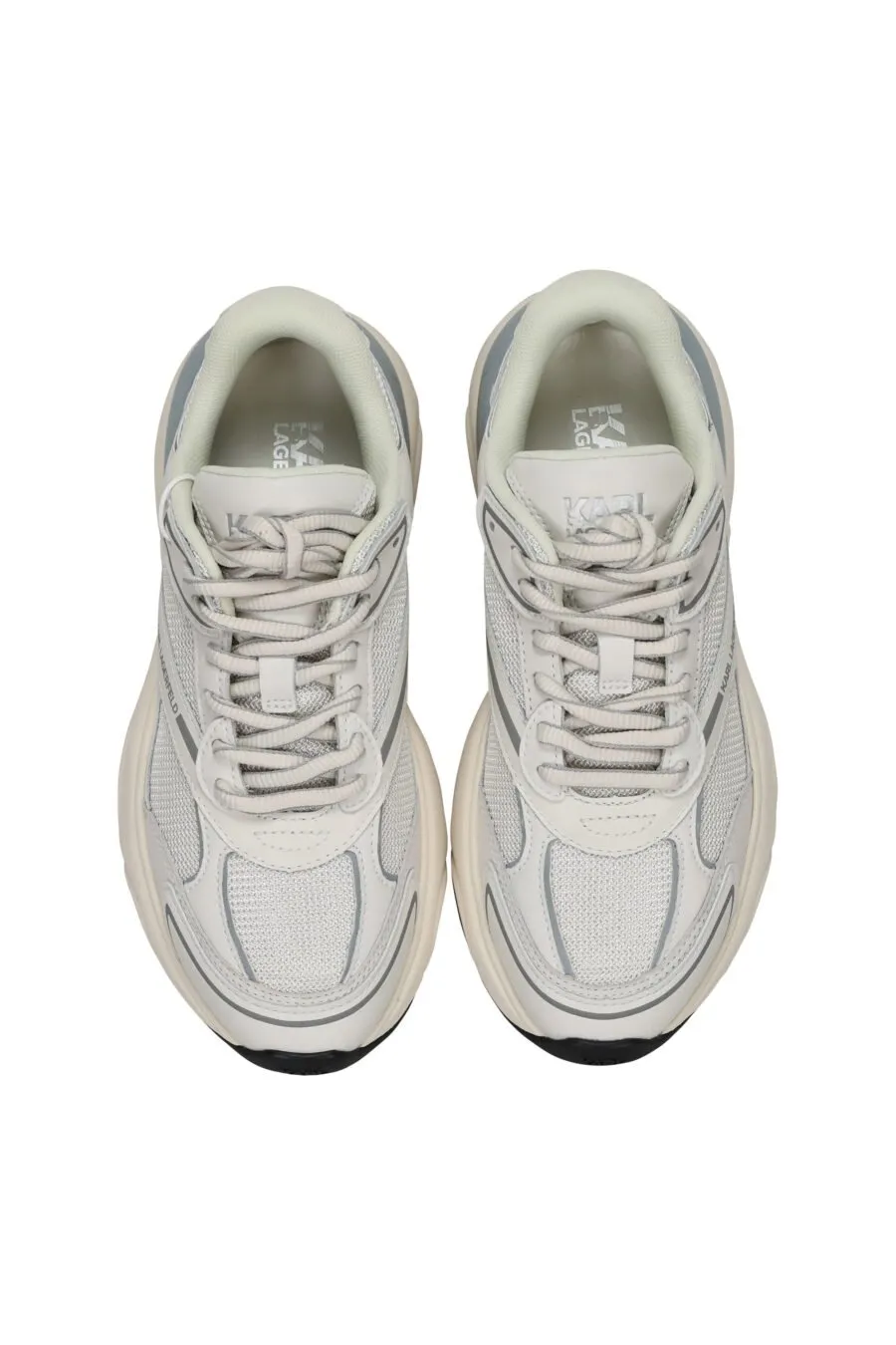 Zapatillas blancas y gris mix 